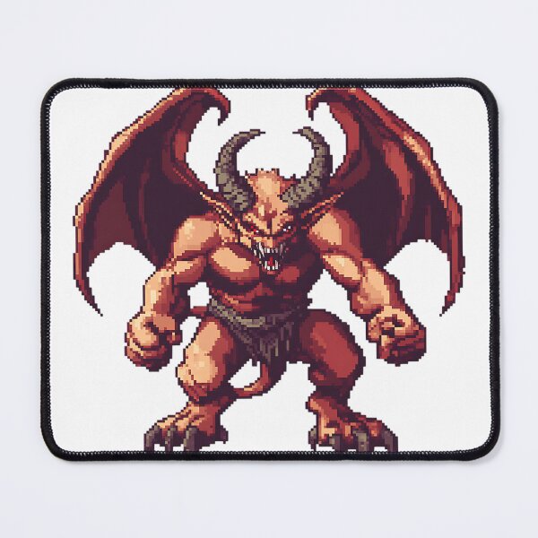 Item preview, Retro Pixel Art: 8-bit Demon designed and sold by bapupa.