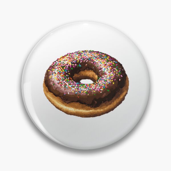 Item preview, Pixel Art: Pixelated Donut designed and sold by bapupa.