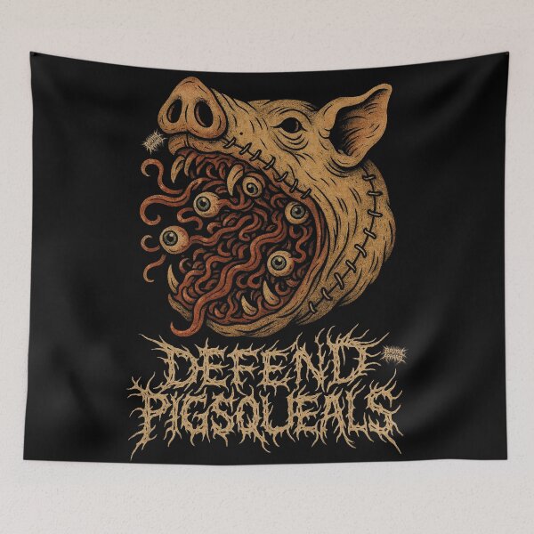 Item preview, Defend Pigsqueals #1 Slam Deathcore designed and sold by Brutal-Apparel.