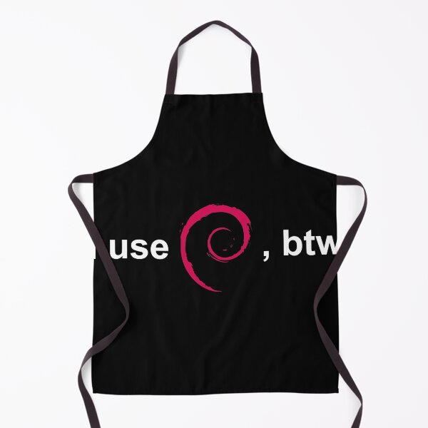 Item preview, I Use Debian, BTW – Funny Linux Meme for Devs designed and sold by pizzapiano.