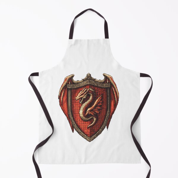 Item preview, Pixel Art Dragon Shield designed and sold by bapupa.
