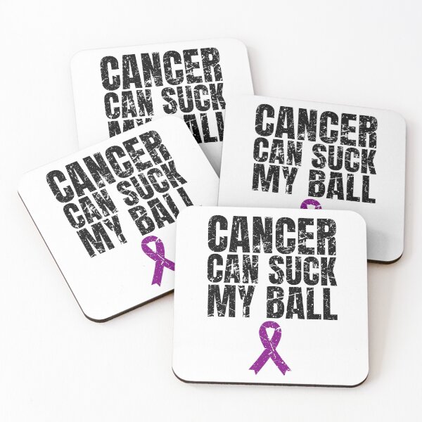 Item preview, Cancer Can Suck My Ball Testicular Cancer designed and sold by RockFireMerch.