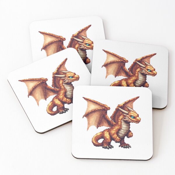 Item preview, Retro Pixel Art: 8-bit Dragon designed and sold by bapupa.