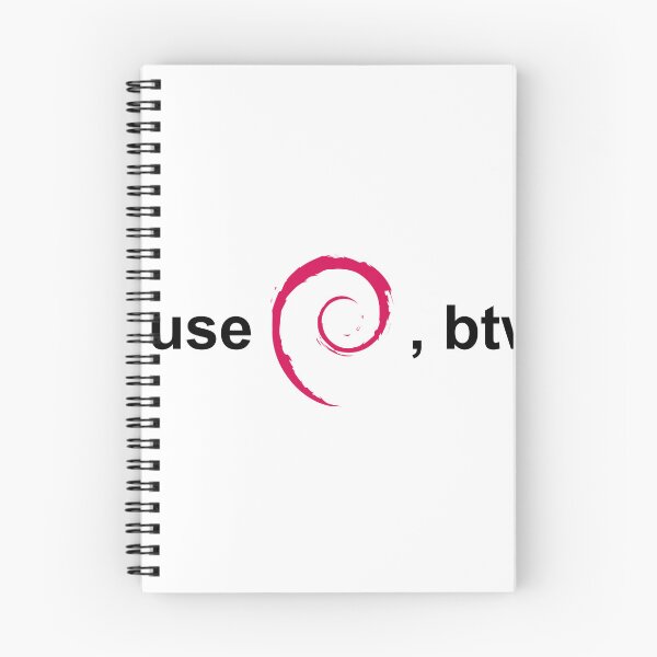 Item preview, I Use Debian, BTW – Funny Linux Meme for Devs and Nerds designed and sold by pizzapiano.