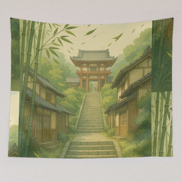 Item preview, Zen Temple Japan designed and sold by Day Dreamer.