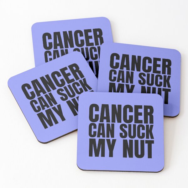Item preview, Cancer Can Suck My Nut Funny Testicular Cancer designed and sold by RockFireMerch.
