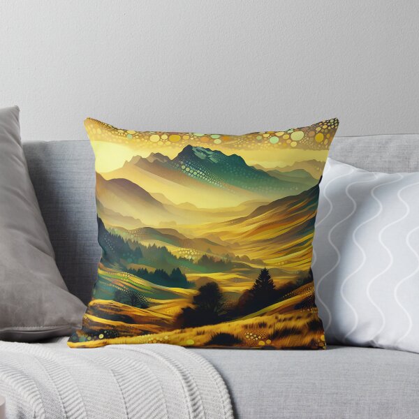 Item preview, Snowdonia Dawn – Golden Mountain Landscape Wall Art  designed and sold by Stoneflower-Art.
