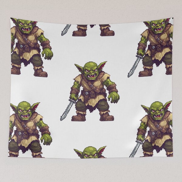 Item preview, Pixel Art Goblin designed and sold by bapupa.