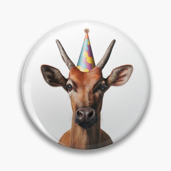 Item preview, Funny Bongo Wearing Birthday Party Hat designed and sold by LazyOwlStore.