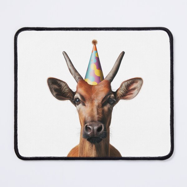Item preview, Funny Bongo Wearing Birthday Party Hat designed and sold by LazyOwlStore.