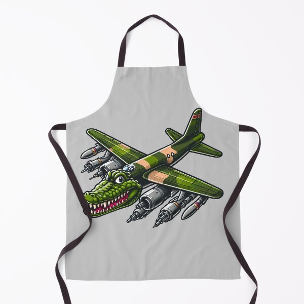 Item preview, Bombardiro Crocodilo - cartoon crocodile fusion with a military bomber plane  designed and sold by EmeraldeaArt.