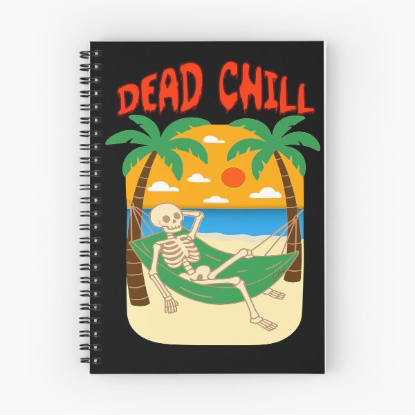 Item preview, Dead Chill | Funny Skeleton on Vacation Beach Shirt by DBSartdesigns designed and sold by DBSartdesigns.