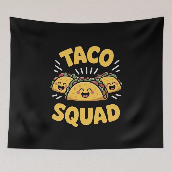 Item preview, Taco Squad – Fun Fiesta Crew designed and sold by HandicraftArt.