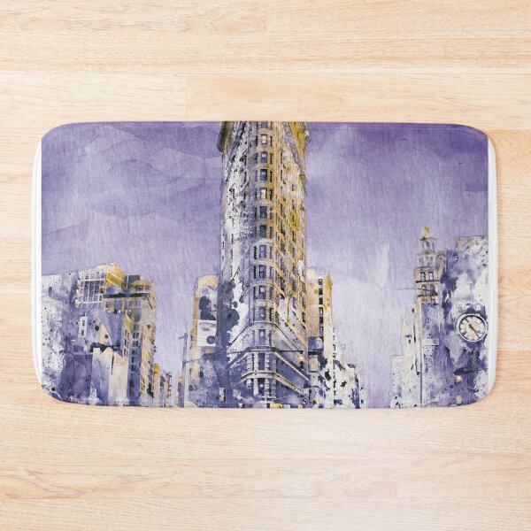 Item preview, Flatiron Splash – NYC Landmark in Watercolor designed and sold by caracatita75.