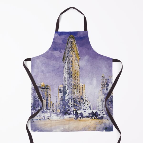 Item preview, Flatiron Splash – NYC Landmark in Watercolor designed and sold by caracatita75.