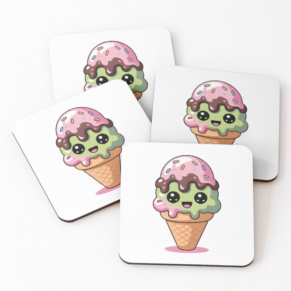 Item preview, Kawaii Frozen Snack – Smiling Sweet Swir designed and sold by Fragy72.