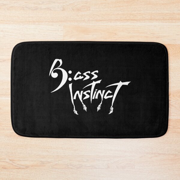 Item preview, Bass Instinct White Logo designed and sold by BassInstinct.