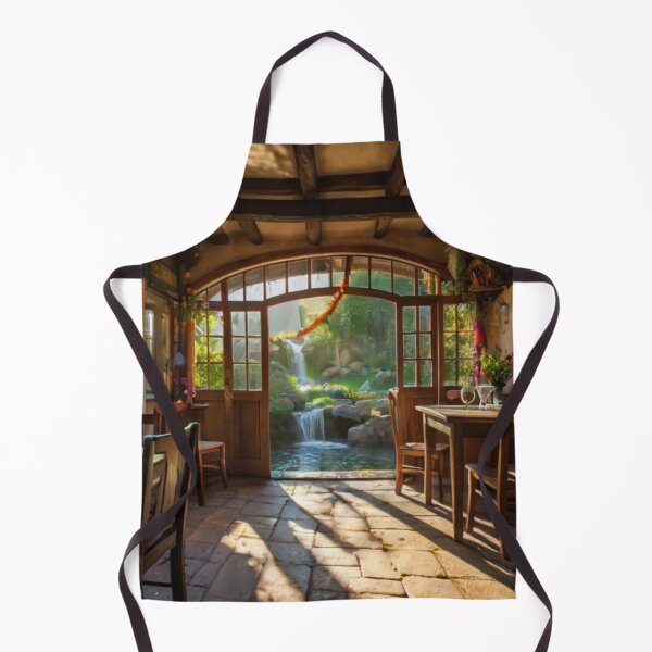 Item preview, Magical Waterside Tavern Among Blossoms designed and sold by BlareBlare.