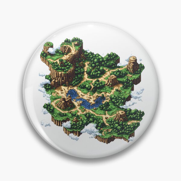 Item preview, Pixel Art: Pixelated Map designed and sold by bapupa.