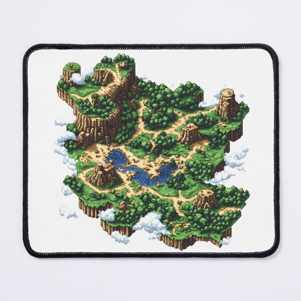 Item preview, Pixel Art: Pixelated Map designed and sold by bapupa.
