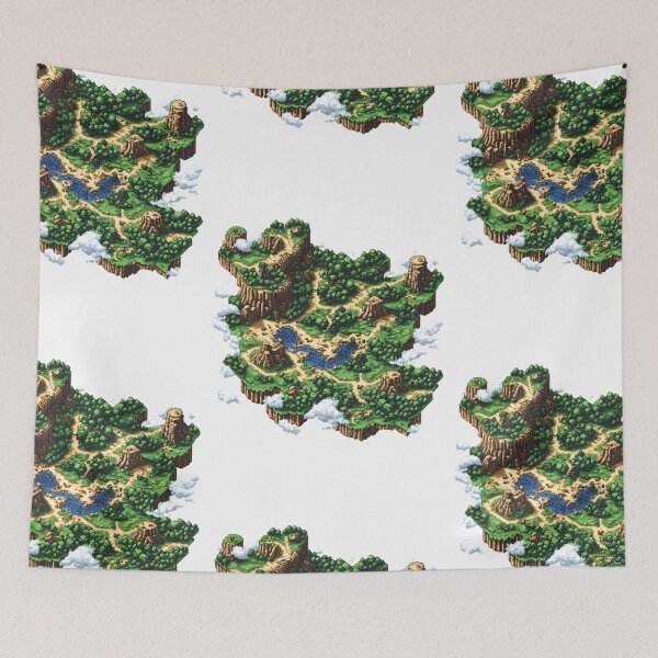 Item preview, Pixel Art: Pixelated Map designed and sold by bapupa.