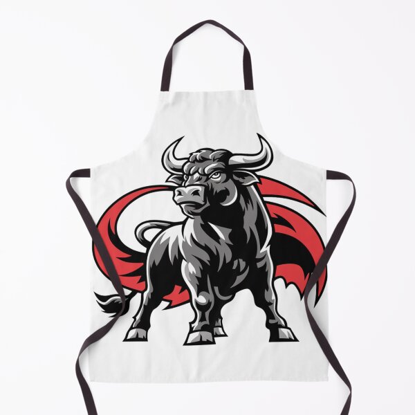 Item preview, Fierce Grey Bull - Spanish Strength with Dynamic Background designed and sold by FusiTink.