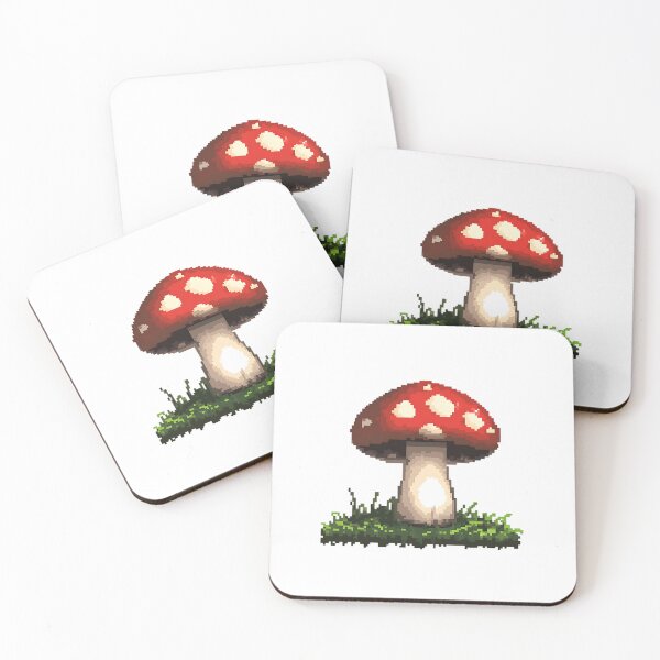Item preview, Pixel Art Mushroom designed and sold by bapupa.