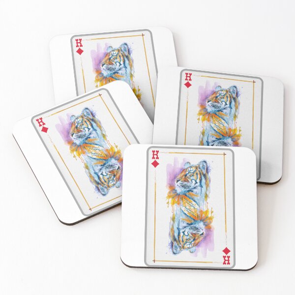 Item preview, Tiger King – Bold Playing Card Art designed and sold by caracatita75.