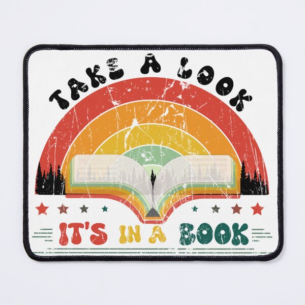 Item preview, Take a Look, It's in a Book T-Shirt – Vintage Aesthetic Reading Shirt for Book Lovers designed and sold by SultanKing.