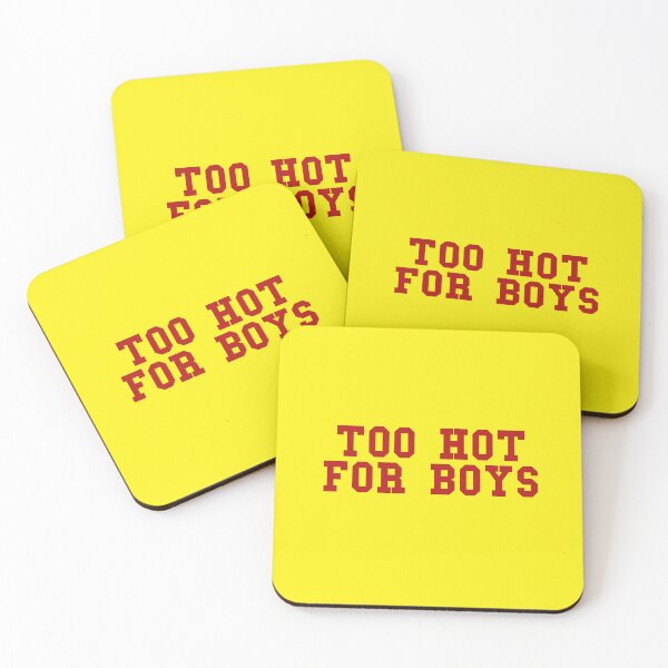 Item preview, Too Hot For Boys Funny Lesbian designed and sold by RockFireMerch.