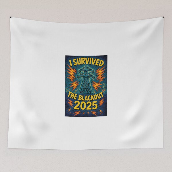Item preview, I Survived Europe Power Blackout 2025  designed and sold by LookinFreshh.