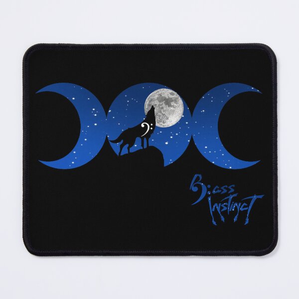 Item preview, Bass Instinct Triple Moon Wolf designed and sold by BassInstinct.