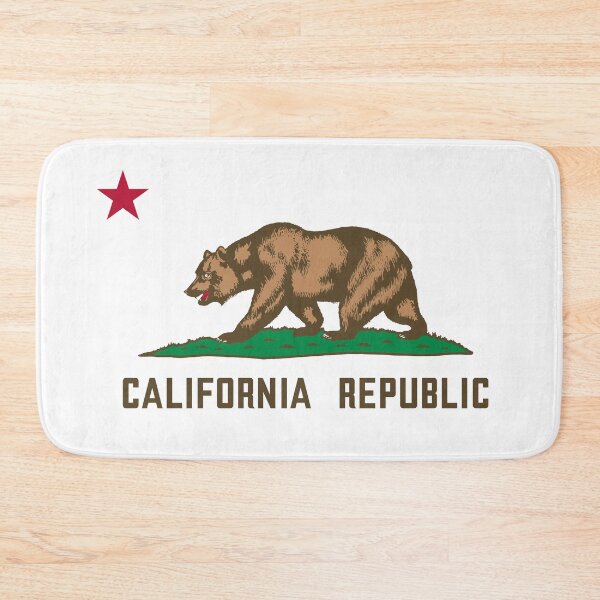 Item preview, California Republic Golden State Bear Banner Flag designed and sold by JohnnyVillas.