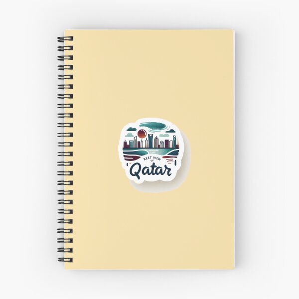 Item preview, Qatar Best View – Minimalist Watercolor Line Art Cityscape,  designed and sold by PaintMeWorld.