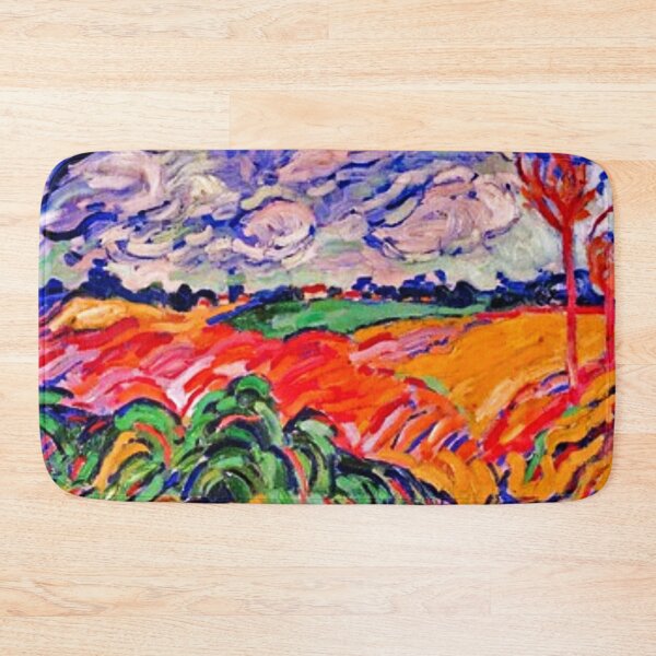 Item preview,  The Wheat Field (Champs de Blé) Maurice de Vlaminck 1906 Oil on canvas- Digitally enhanced by WatermarkNZ Press  designed and sold by CristalleLisa.