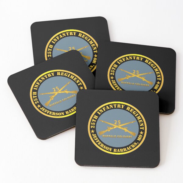 Item preview, Army - 25th Infantry Regiment - Jefferson Barracks, MO - Buffalo Soldiers w Inf Branc designed and sold by Military Insignia Products.