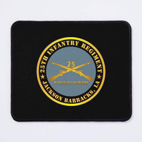 Item preview, Army - 25th Infantry Regiment - Jackson Barracks, LA - Buffalo Soldiers w Inf Branch designed and sold by Military Insignia Products.