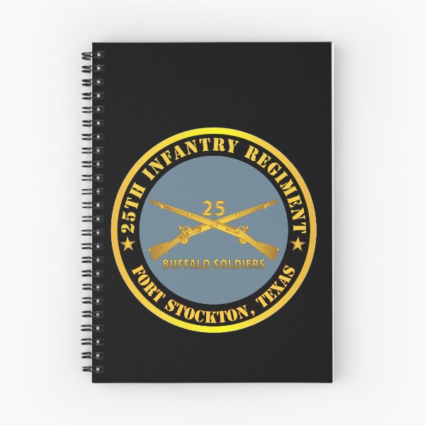 Item preview, Army - 25th Infantry Regiment - Fort Stockton, TX - Buffalo Soldiers w Inf Branch X 300 designed and sold by Military Insignia Products.