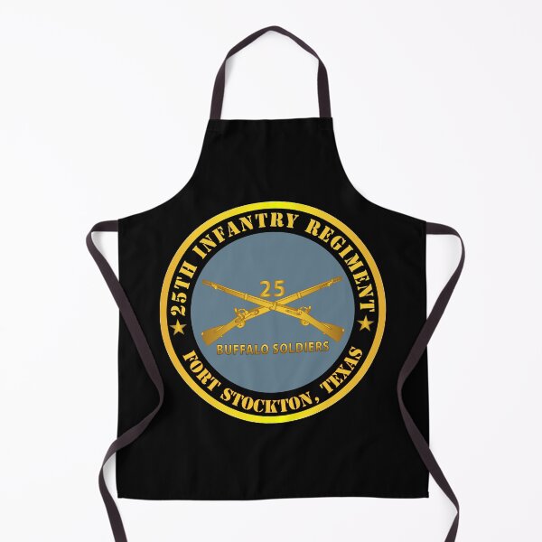 Item preview, Army - 25th Infantry Regiment - Fort Stockton, TX - Buffalo Soldiers w Inf Branch X 300 designed and sold by Military Insignia Products.