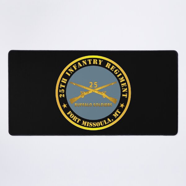 Item preview, Army - 25th Infantry Regiment - Fort Missoula, MT - Buffalo Soldiers w Inf Branch designed and sold by Military Insignia Products.