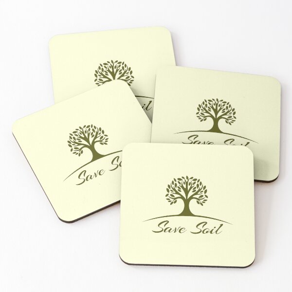 Item preview, Save Soil. Minimal eco design. Green on light designed and sold by Pearl67.