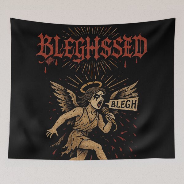 Item preview, BLEGHSSED Fallen Angel Metal Vocalist designed and sold by Brutal-Apparel.