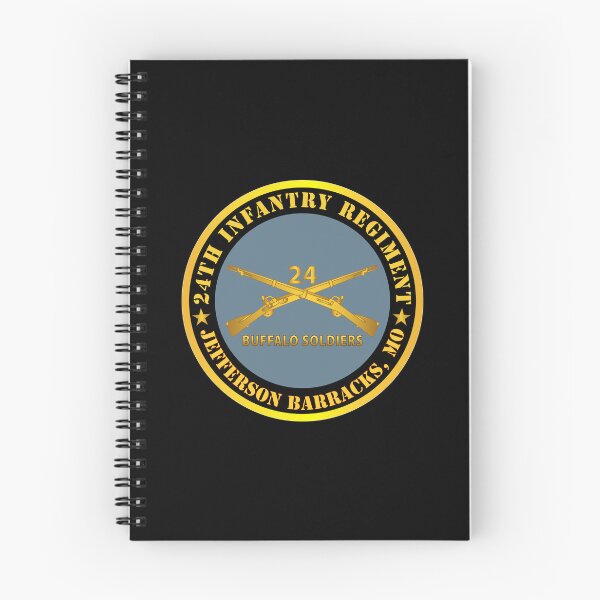 Item preview, Army - 24th Infantry Regiment - Jefferson Barracks, MO - Buffalo Soldiers w Inf Branc designed and sold by Military Insignia Products.