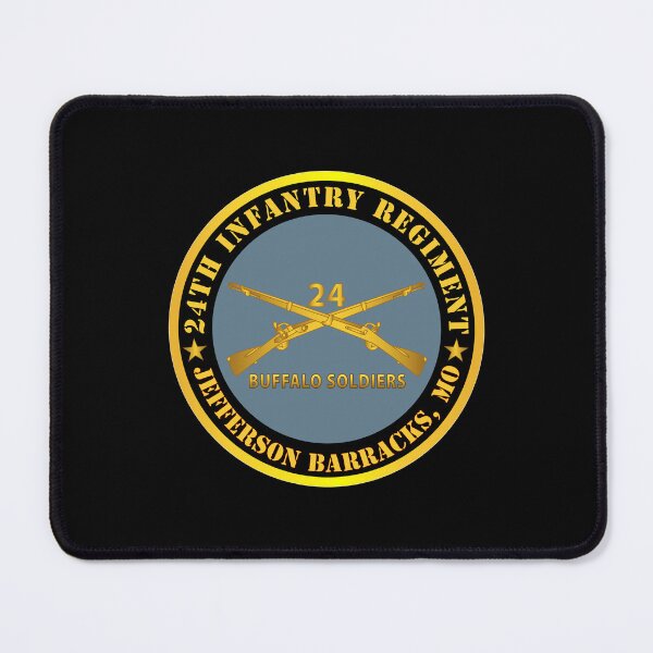 Item preview, Army - 24th Infantry Regiment - Jefferson Barracks, MO - Buffalo Soldiers w Inf Branc designed and sold by Military Insignia Products.