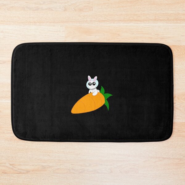 Item preview, Rocket rabbit black background designed and sold by CreationsByFey.