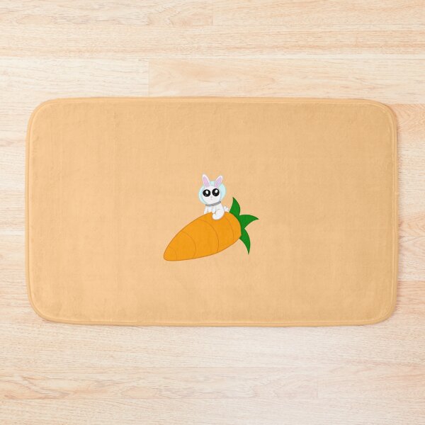 Item preview, Rocket rabbit orange background designed and sold by CreationsByFey.