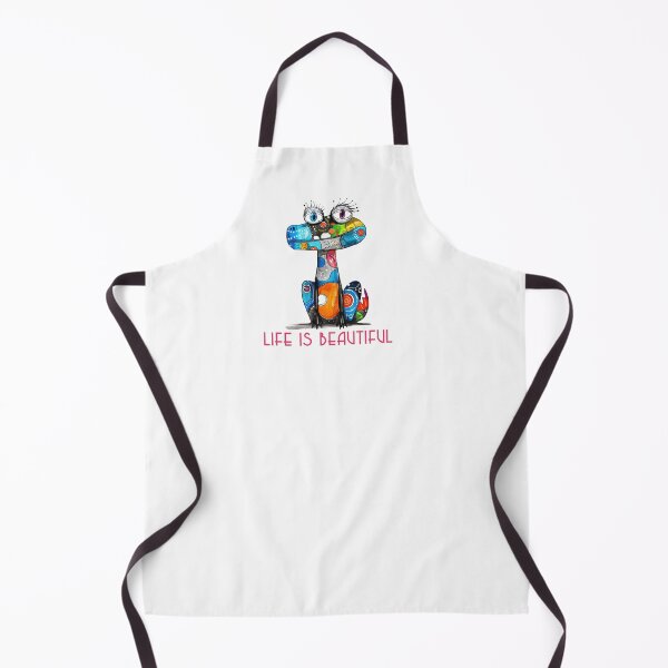 Item preview, Colorful animal design – Life is Beautiful – Happy motif designed and sold by KolbaVison.