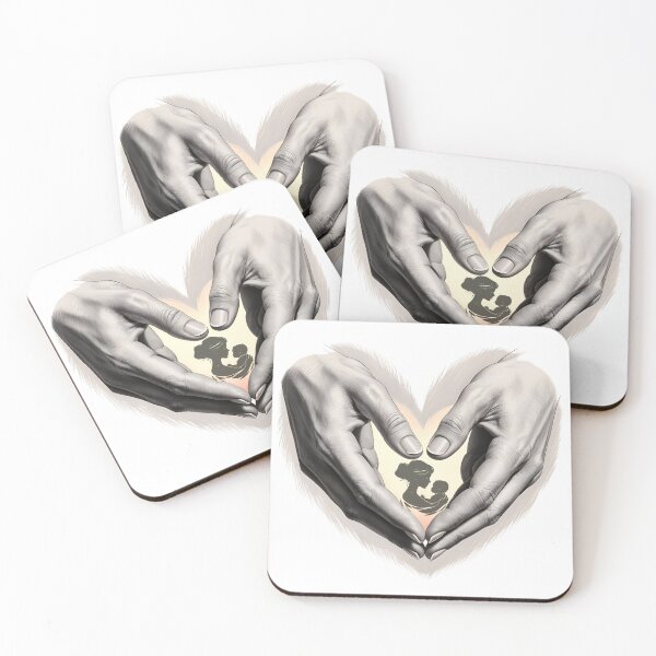 Item preview, Save Life Heart Hands Mother & Baby Design designed and sold by TestudoDesign.