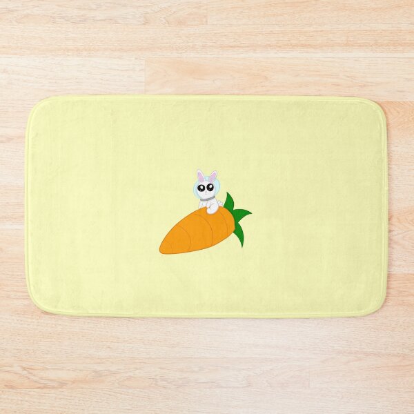 Item preview, Rocket rabbit yellow background designed and sold by CreationsByFey.