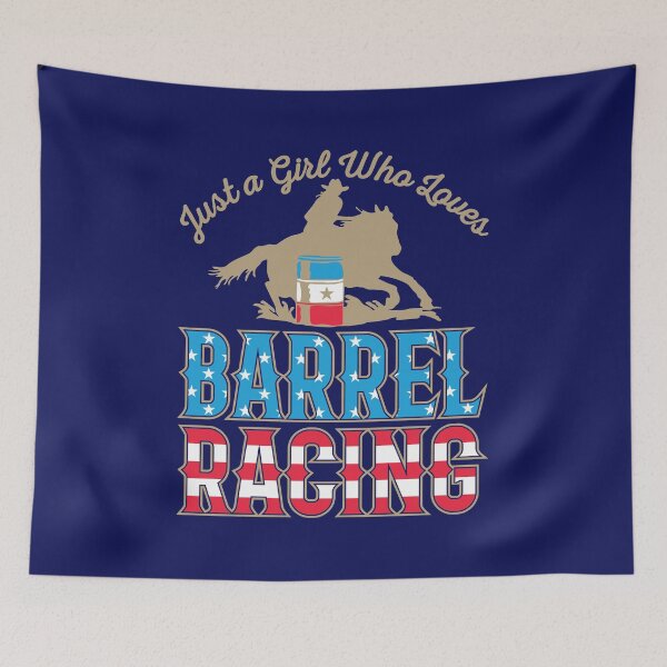 Item preview, Just A Girl Who Loves Barrel Racing designed and sold by jaygo.